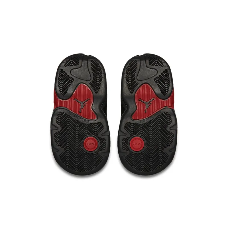 Jordan 14 Retro Last Shot 2018 (TD) Black/Varsity Red-Metallic Silver (312093-003)