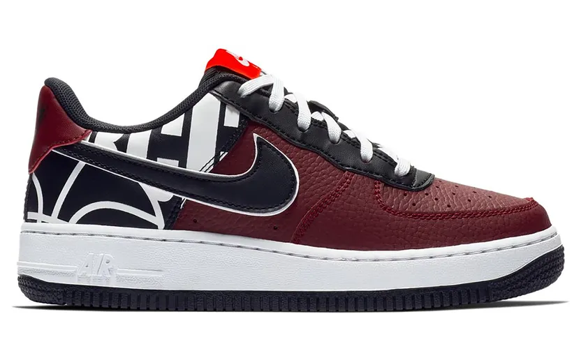 Nike Air Force 1 Low Team Red Black White (GS)