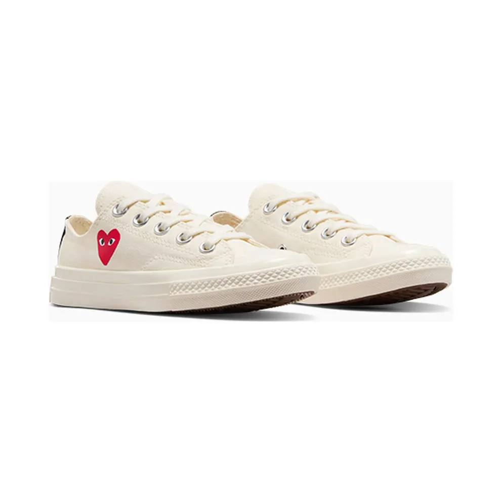 Converse PLAY Comme des Garçons Single Heart Chuck 70 Milk/Red/Black (A08807C)