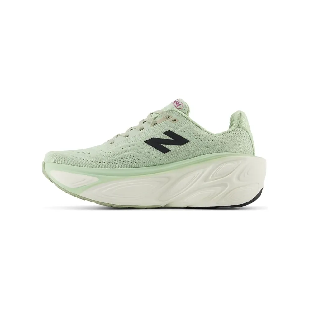 New Balance Fresh Foam X More v5 Natural Mint Purple Fuchsia Black (WMORLM5)