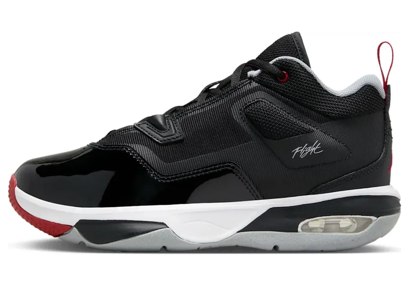 Jordan Stay Loyal 3 Black White Wolf Grey Varsity Red (FB9922-006)