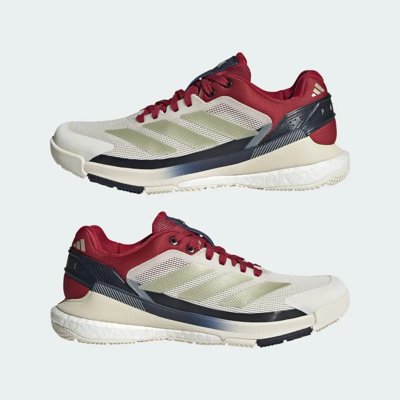 Adidas Crazyquick BOOST Padel Chalk White / Ice Gold Met. / Team Victory Red (KJ3654)