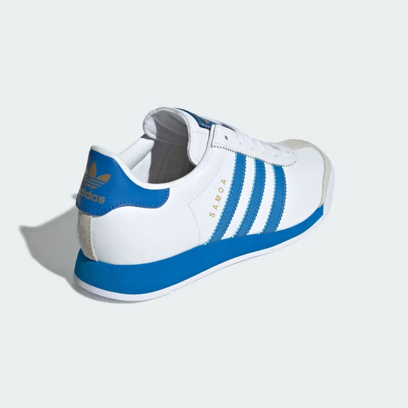 Adidas Samoa Cloud White / Blue Bird / Gold Metallic (JQ5092)