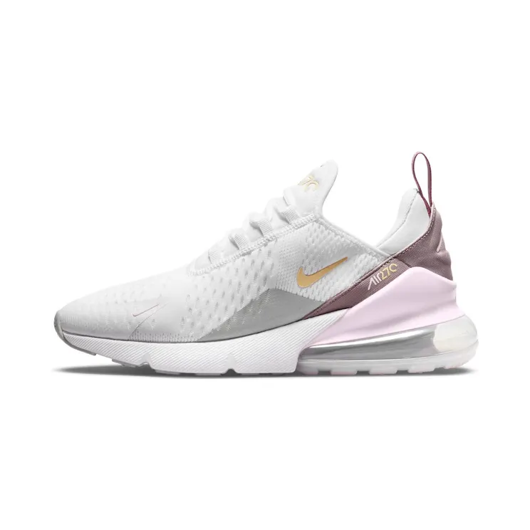 Nike Air Max 270 Essential “White / Regal Pink / Light Mulberry / Lemon Drop” (DO0342-100)