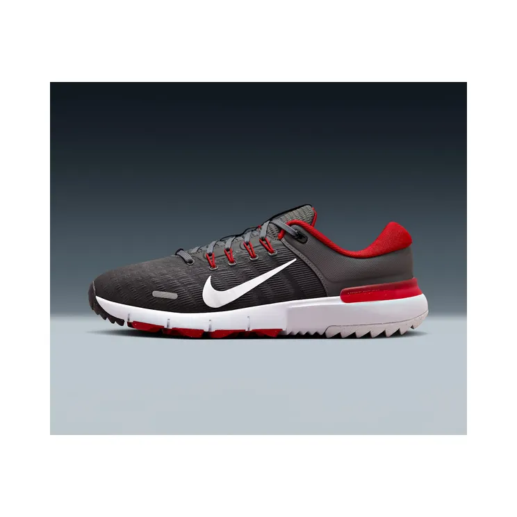 Nike Free Golf Next Nature “Iron Grey / University Red / Smoke Grey / White” (FN0332-002)