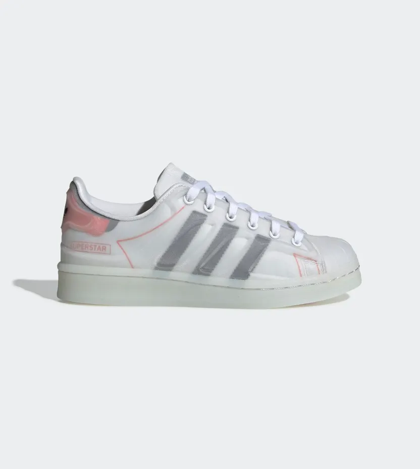 adidas Superstar Futureshell Cloud White / Core Black / Semi Solar Red (S42622)