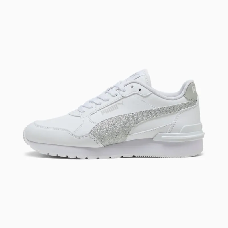 Puma – ST Runner V4 SL Glitter Jr – Women – Sport – White (401586-01)
