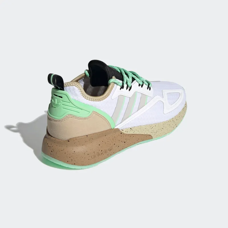Adidas Star Wars x ZX 2K Boost ‘Mudhorn’ Cloud White/Glory Mint/Core Black (GZ2760)