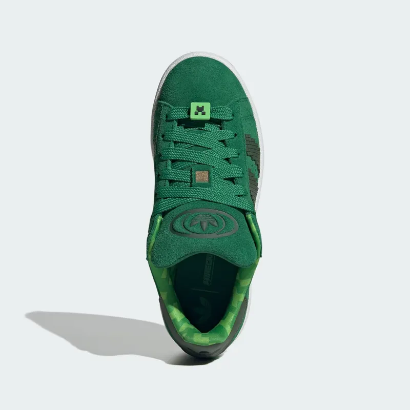 Adidas Campus 00s x Minecraft Kids Green / Core Black / Gum (JS3778)