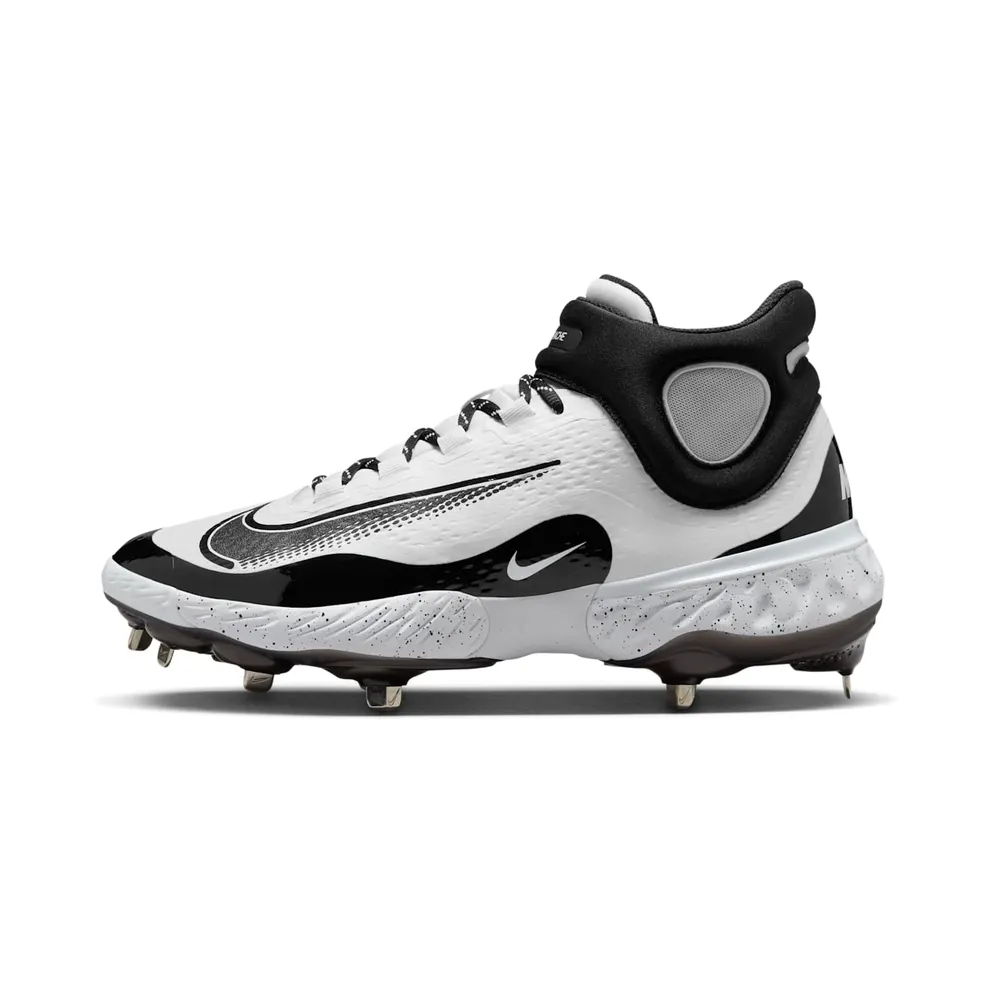 Nike Alpha Huarache Elite 4 Mid White Black (FD2744-107)