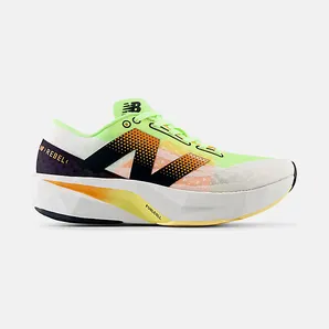 New Balance FuelCell Rebel v4 White Bleached Lime Glow (WFCXLA4)