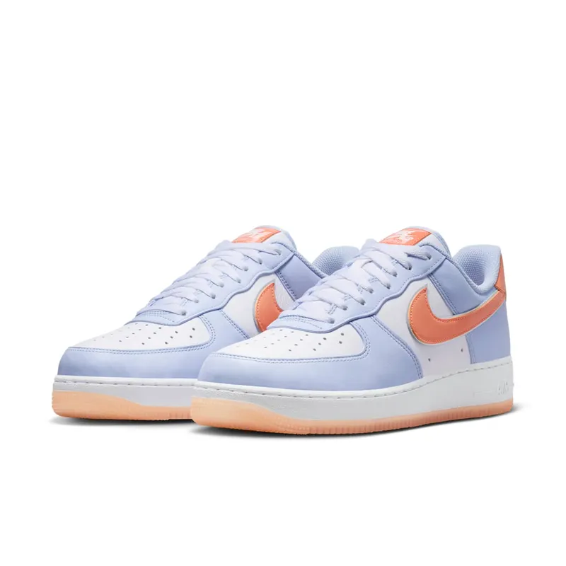 Nike Air Force 1 Low ’07 “Hydrogen Blue Orange Frost” (IR1980-407)