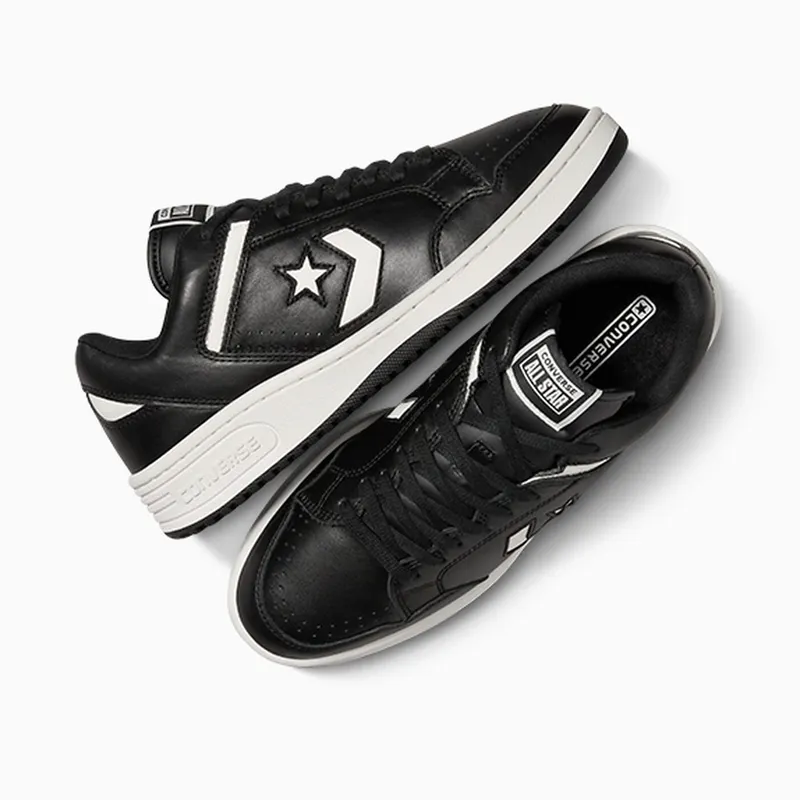 Converse Weapon Leather Black/Egret/Vintage White (A11572C)