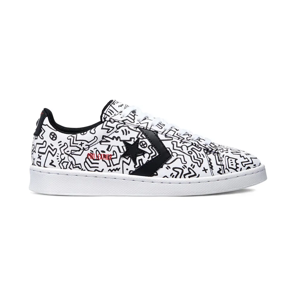 Converse Converse x Keith Haring Pro Leather Low Top White/Black/Red (171857C)