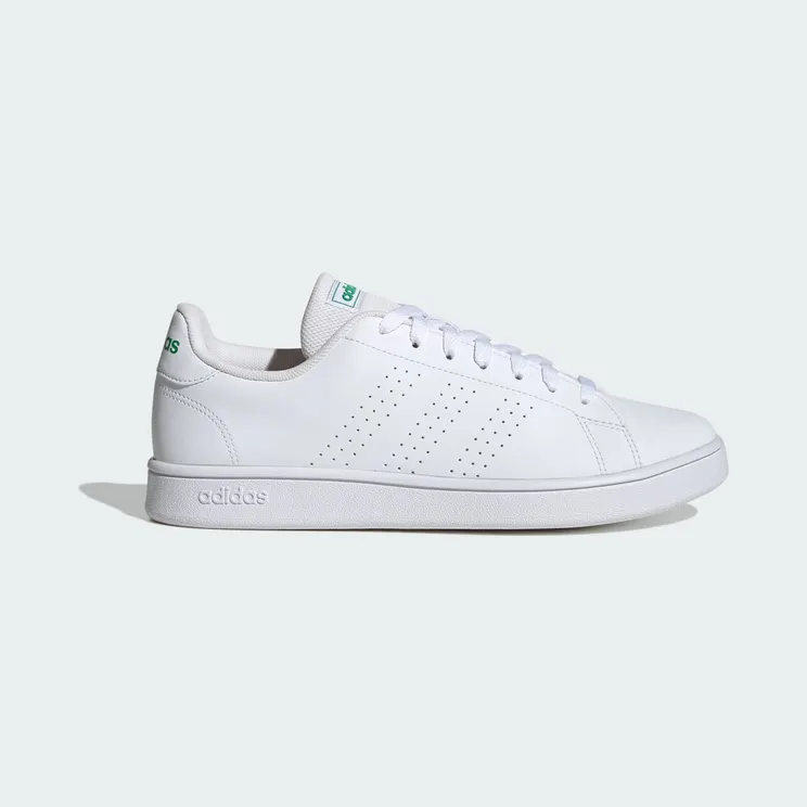 adidas Advantage Base “Cloud White / Cloud White / Green” (GW2063)