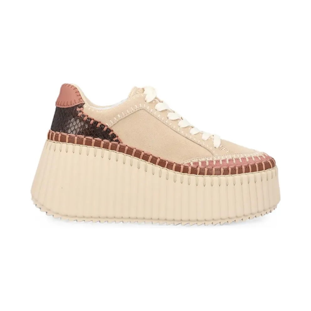 Chloé Nama sneakers met stiksels – 236 (CH26A02IYK)