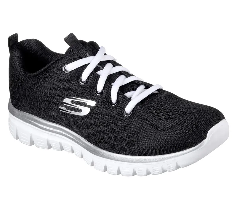 Skechers Graceful – Get Connected Sneaker Black/White