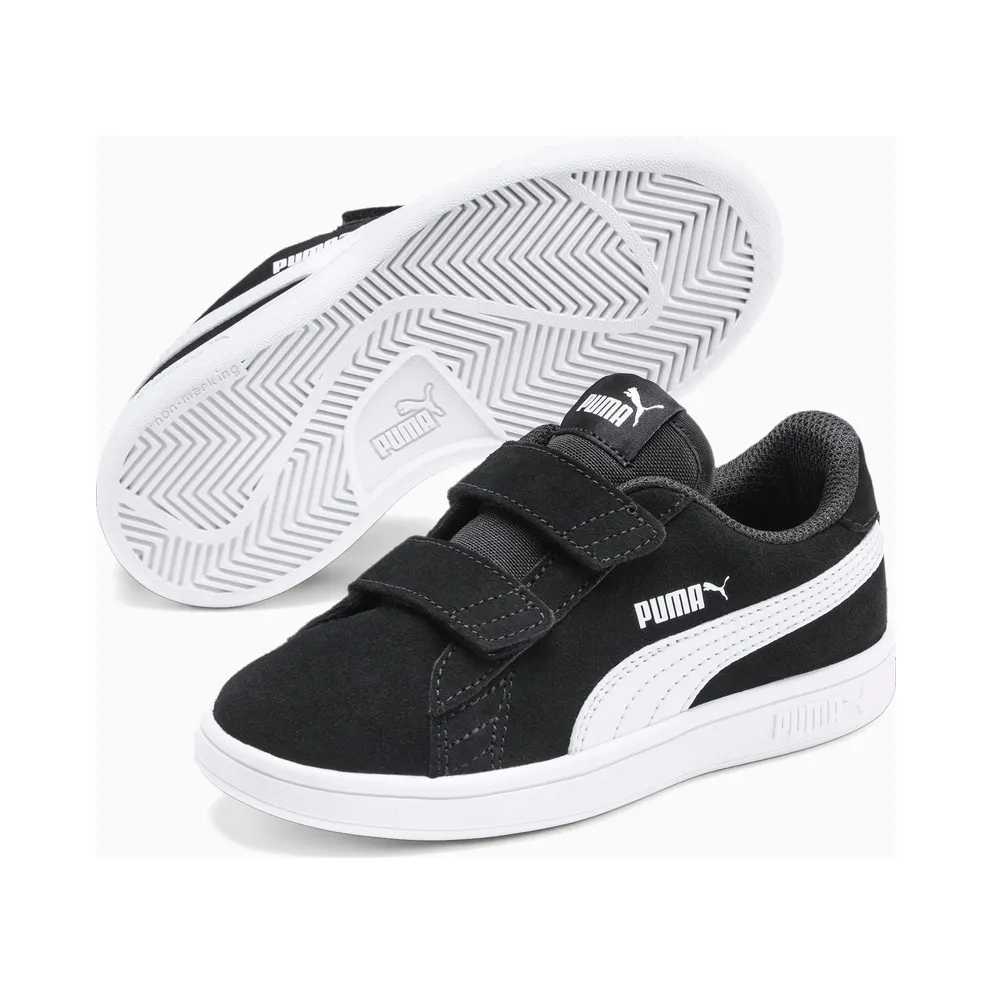 Puma Smash v2 White/Black (365177-01)