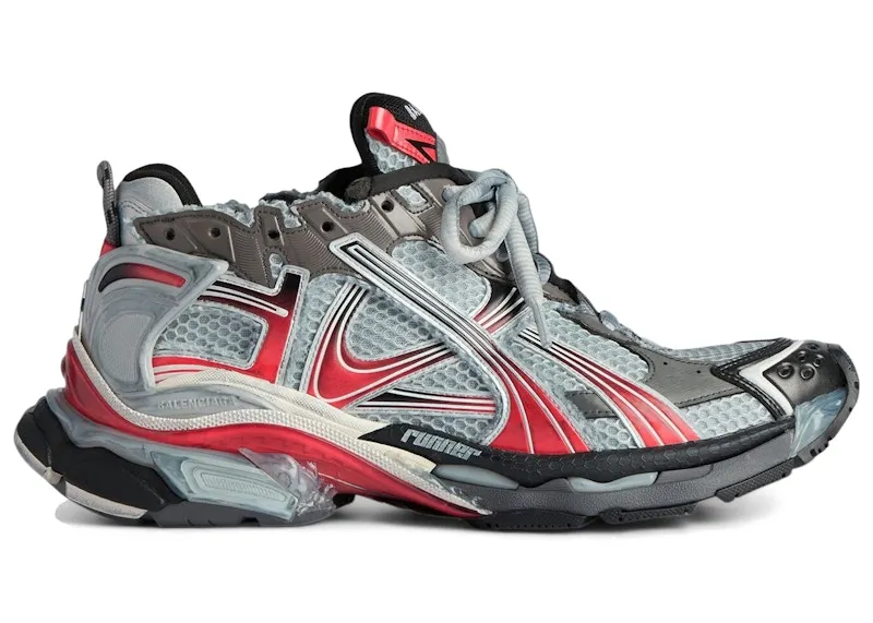 Balenciaga Runner Gradient Grey Red Black (772774 WRUNG 1161)
