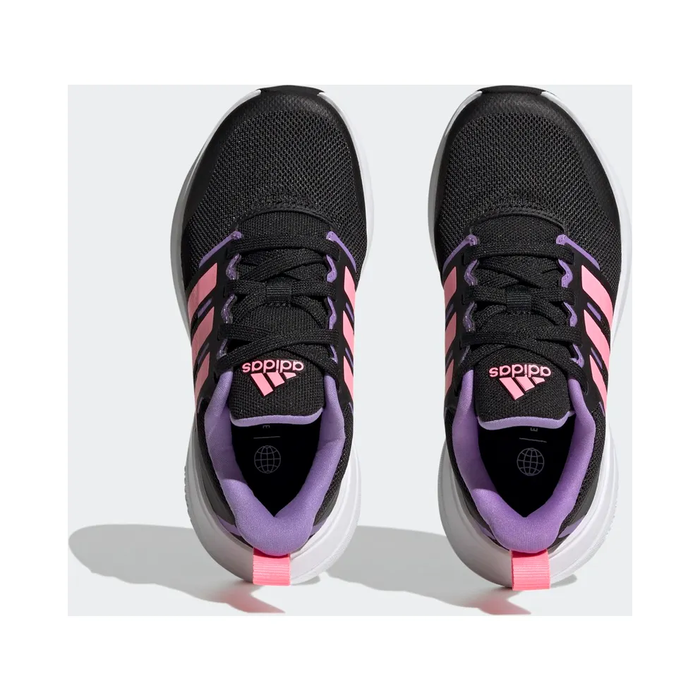 Adidas Fortarun 2.0 Cloudfoam Sport Running Lace Core Black / Beam Pink / Violet Fusion (HP6617)