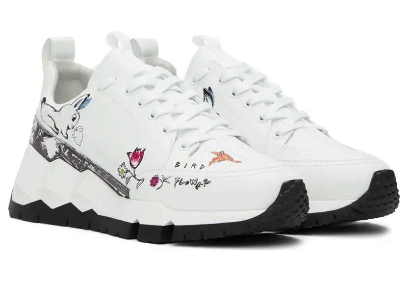 Pierre Hardy Black Leather Street Life Sneakers (QX02) (4)
