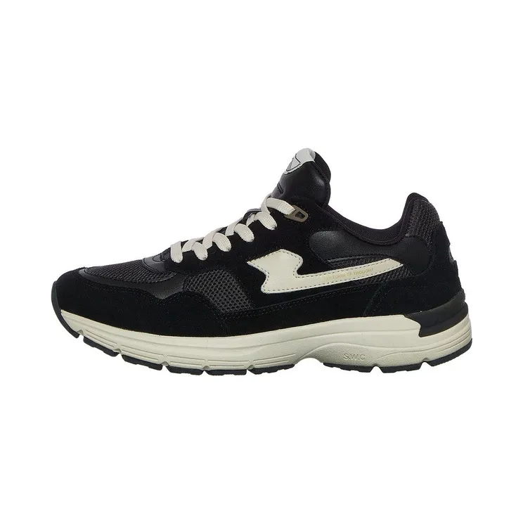 Stepney Workers Club Amiel S-Strike Suede Mix Black – “Black” (YP01115)