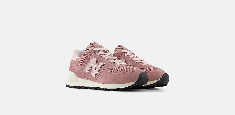 New Balance 574 Alpha Pink/ 102 White (W57424E)