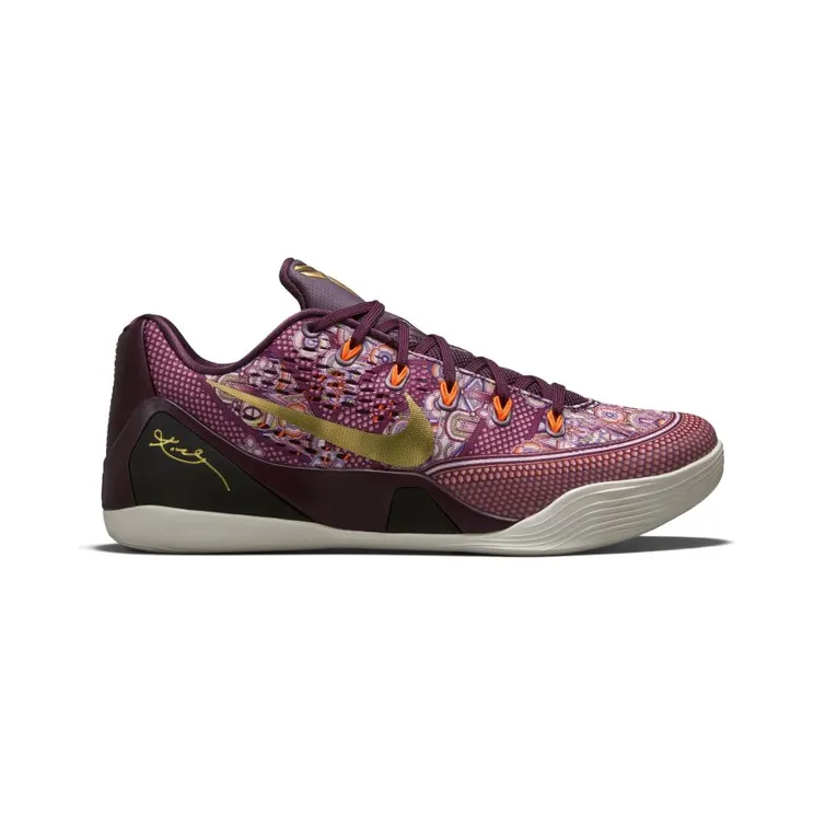 Nike Kobe 9 ‘Silk’ Merlot/Total Orange/Metallic Gold (646701-676)