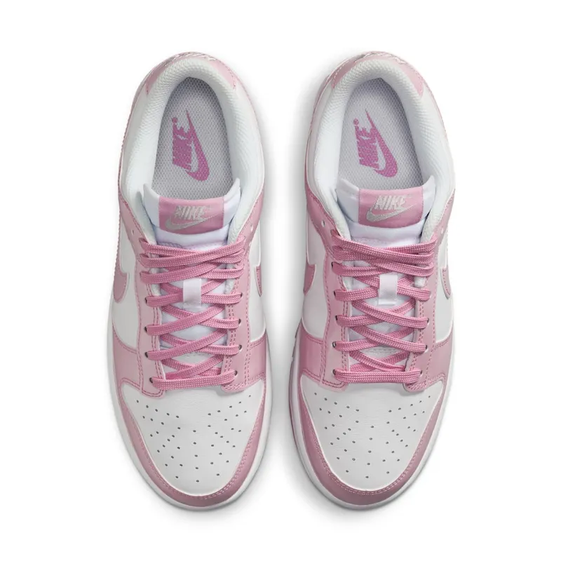 Nike Dunk Low – “White / Pink Rise / White / Metallic Silver” (IV5104-100)