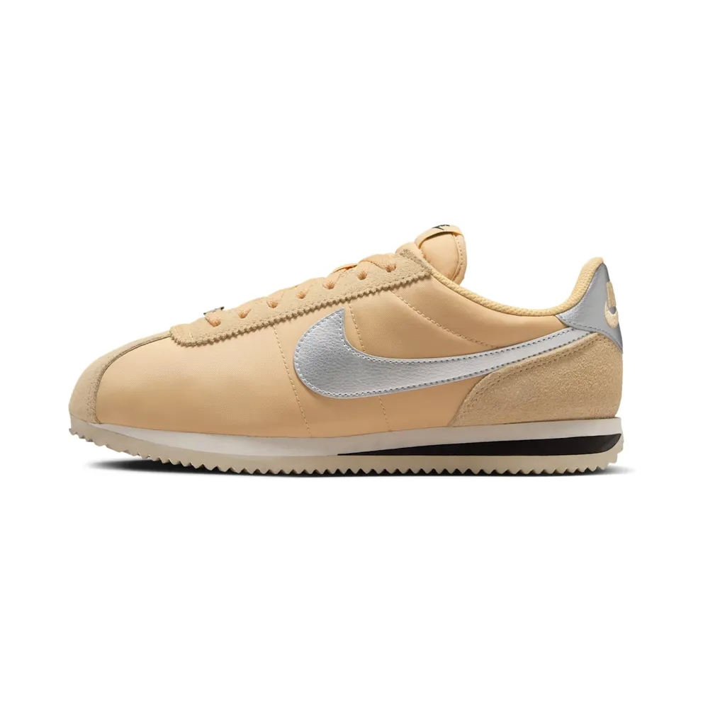 Nike Cortez Textile Sesame Light Orewood Brown Black Metallic Silver (DZ2795-201)