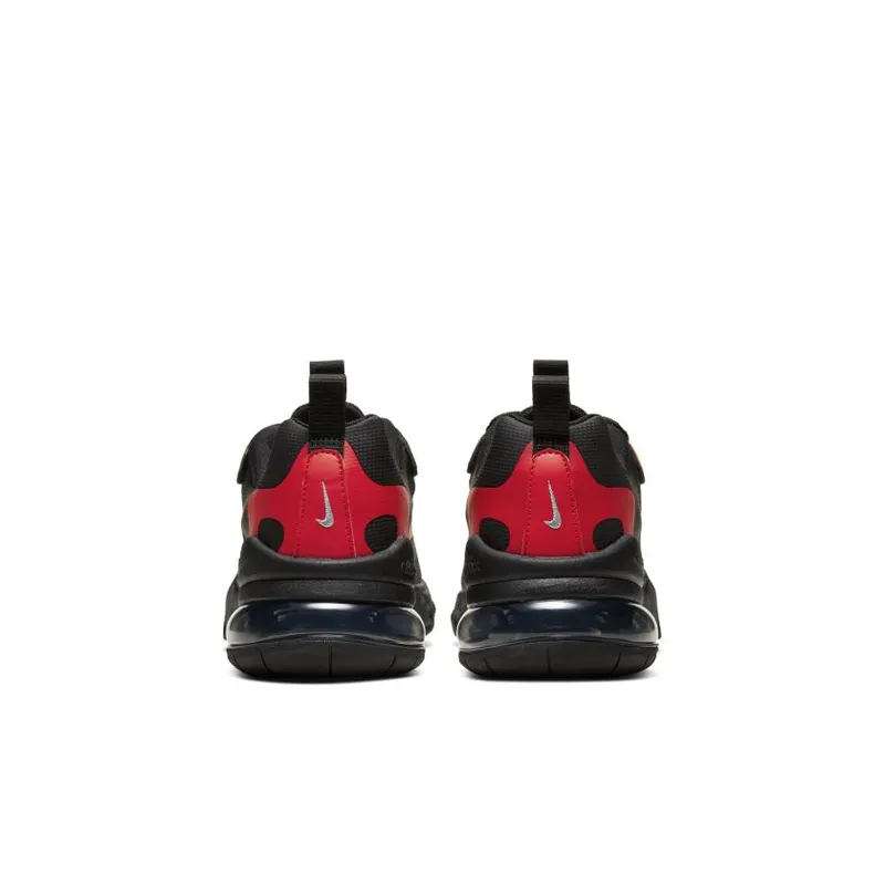 Nike Air Max 270 React Black Magma Orange (GS) Black/Light Smoke Grey/Magma Orange (CV9638-001)