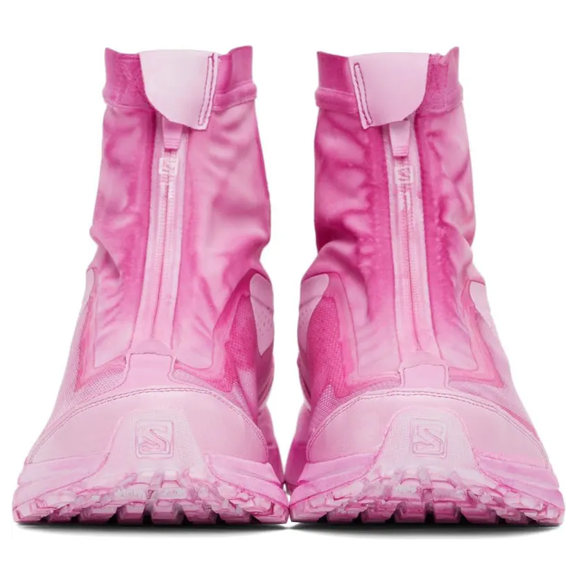 11 by Boris Bidjan Saberi Pink Salomon Edition Bamba2 High GTX Sneakers (152 11xS) (2)
