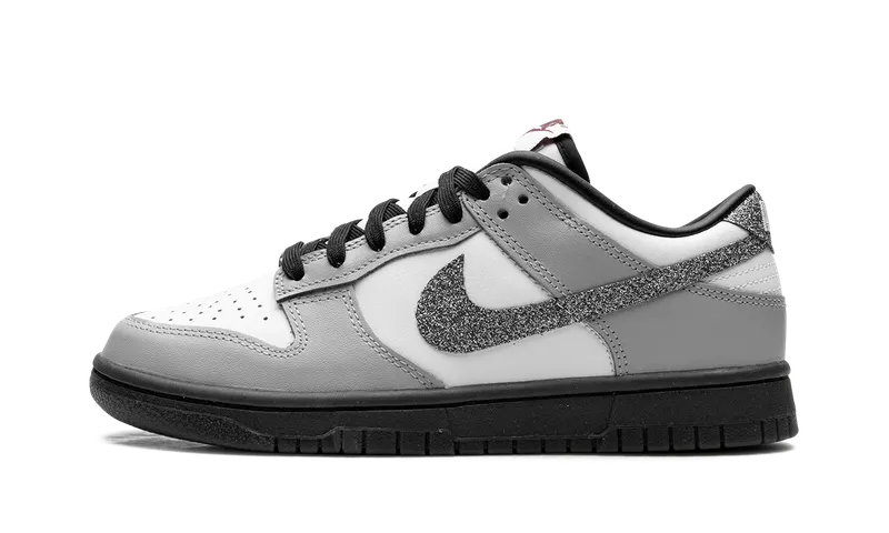 Nike Dunk Low LX “Glitter Swoosh White Light Smoke Grey” (HQ3462-191)