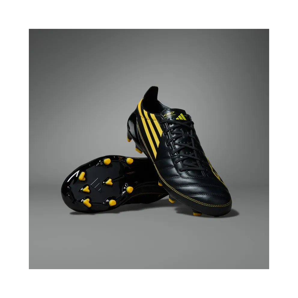 adidas F50 Elite Leather 2010 FG Remake Pack Black Yellow (IH0946)