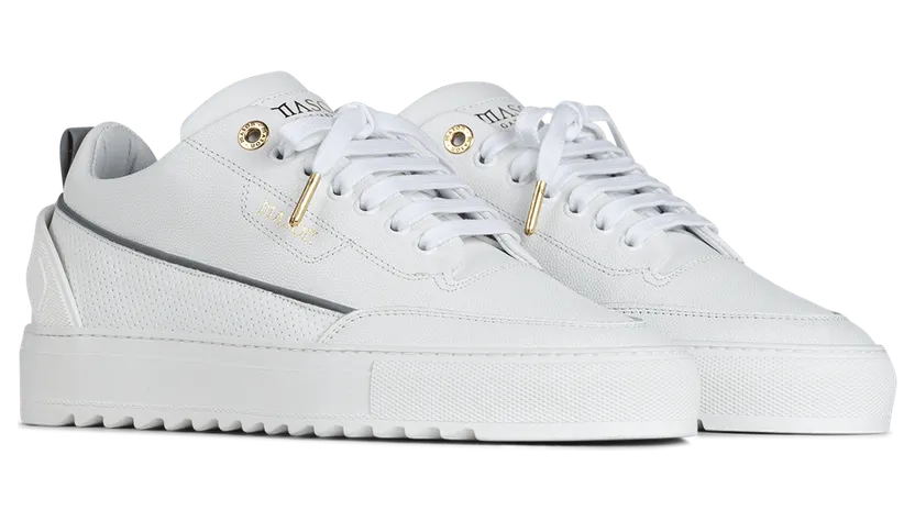 Mason Garments Torino Leather/Stamp/Reflective White/Cement (FW20-17A)