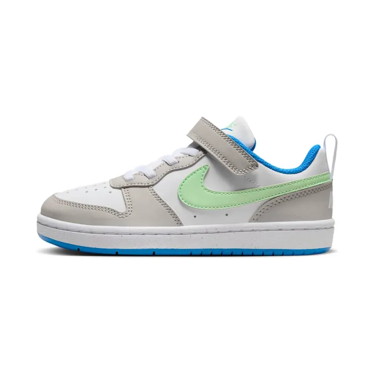 Nike Court Borough Low Recraft Light Iron Ore White Photo Blue Vapor Green (DV5457-005)