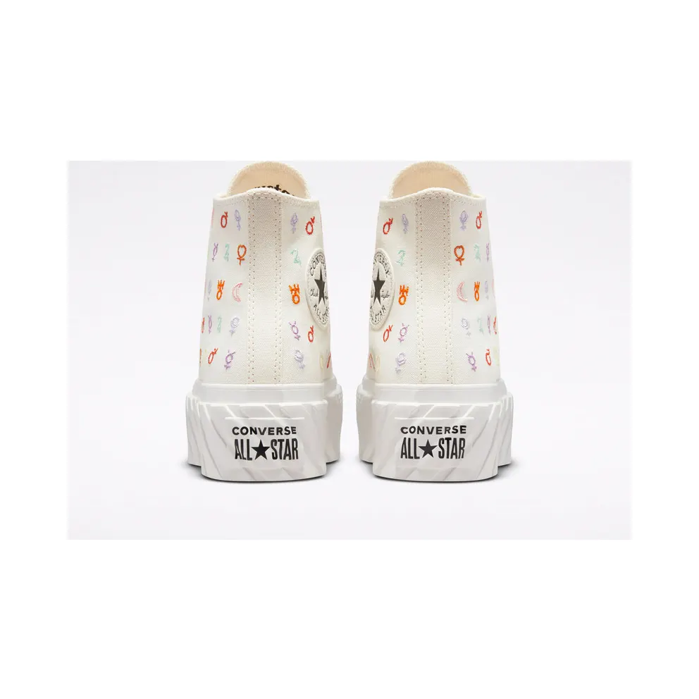 Converse Chuck Taylor All Star Lift 2X Platform Mystic Symbols Egret/vintage White (A03716C)