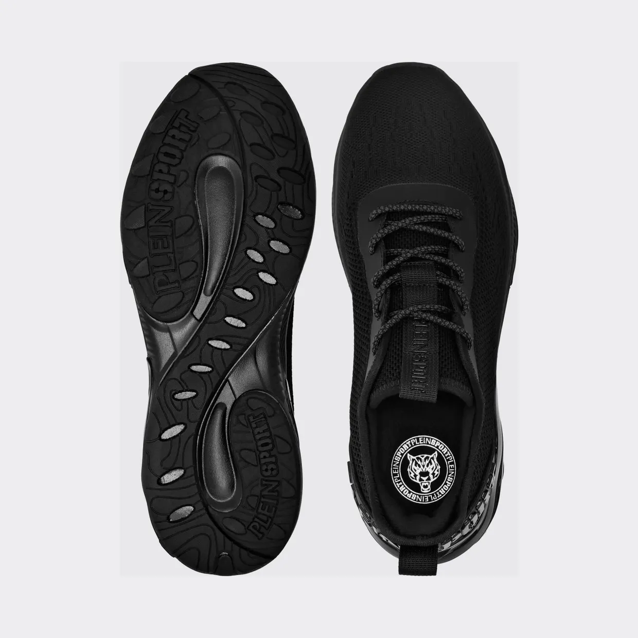 Plein Sport Crochet Knit Sneakers Black (SAESUSC0747STE003N0202) (3)
