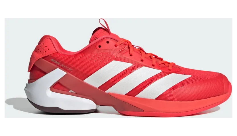 Adidas Adizero Ubersonic 5 Tennisschoenen Lucid Red / Zero Metalic / Aurora Ruby (IH2555)