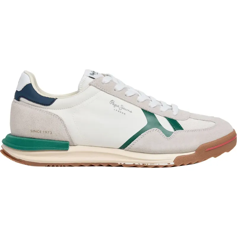 Pepe Jeans PèPè sneaker Navy / Light Grey / Smaragd / Off-White (PMS600025-803)