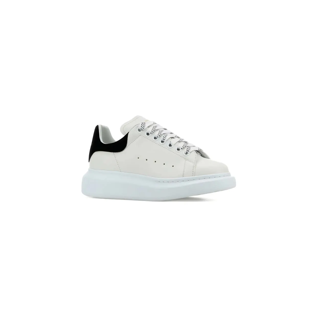 Alexander Mcqueen Oversized Leather “White/Black” (553770 WIAIH 9061) (2)