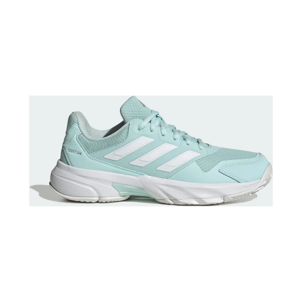 adidas Courtjam Control 3 Tennis “Halo Mint / Cloud White / Silver Metallic” (KJ1904)