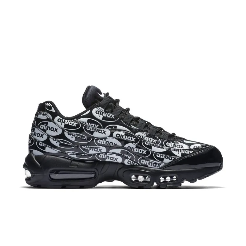 Nike Air Max 95 Premium Black Black White Black (538416-017)
