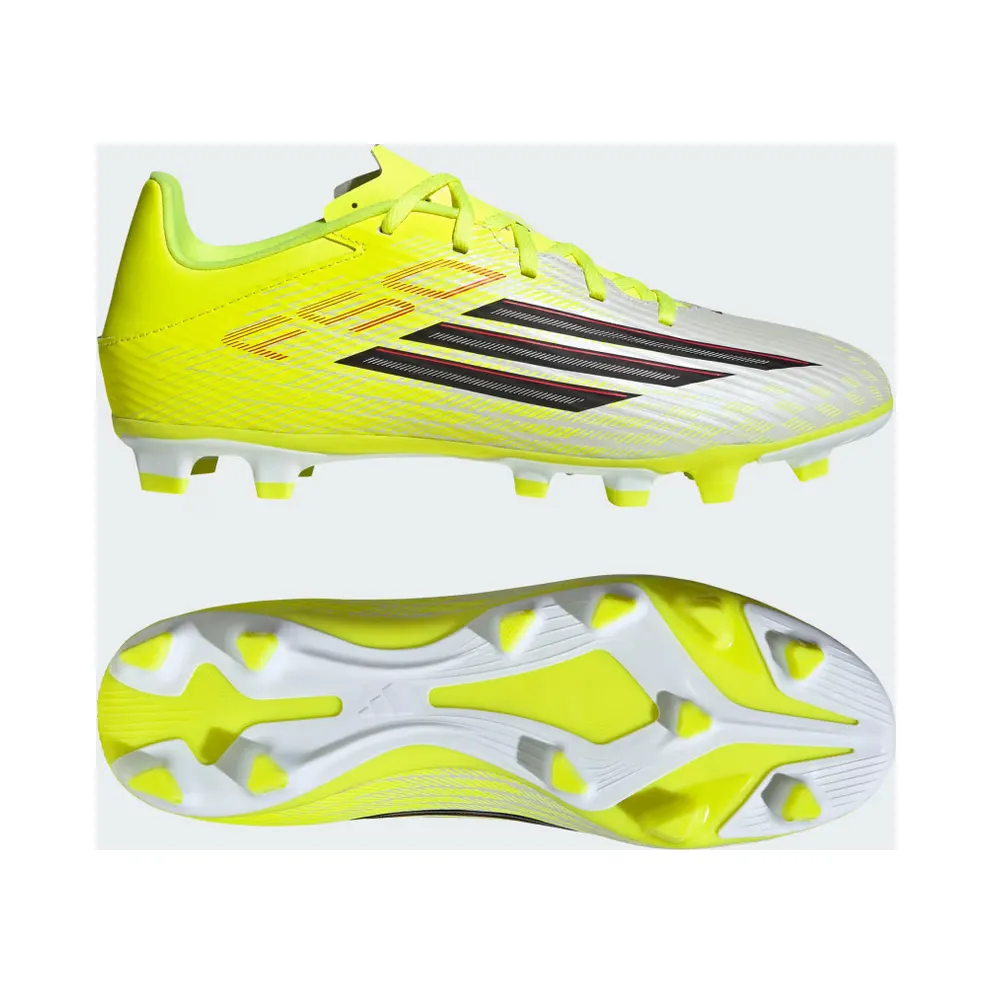 adidas F50 Club Firm Ground / Multi Ground Football Boots “Team Solar Yellow 2 / Core Black / Lucid Red” (JR9053)