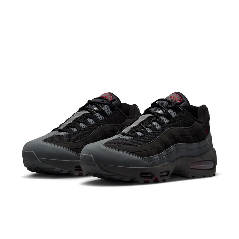 Nike Air Max 95 – “Black / Smoke Grey / Dark Smoke Grey / Tough Red” (HM4740-015)
