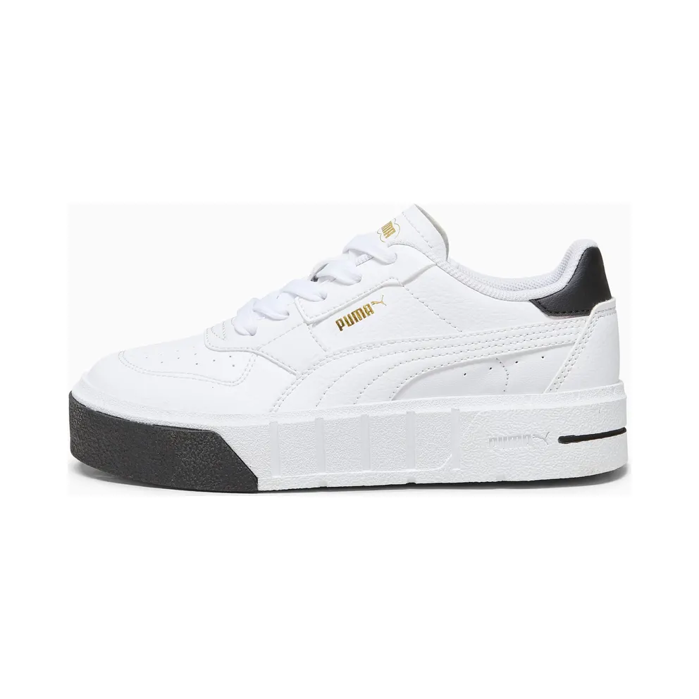 Puma Cali Court Leder-Sneakers Kinder Schwarz (394385-01)