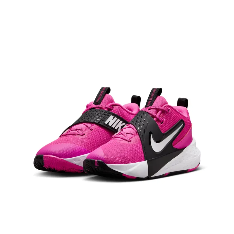 Nike Team Hustle D 12 Laser Fuchsia Black White (HF6279-600)