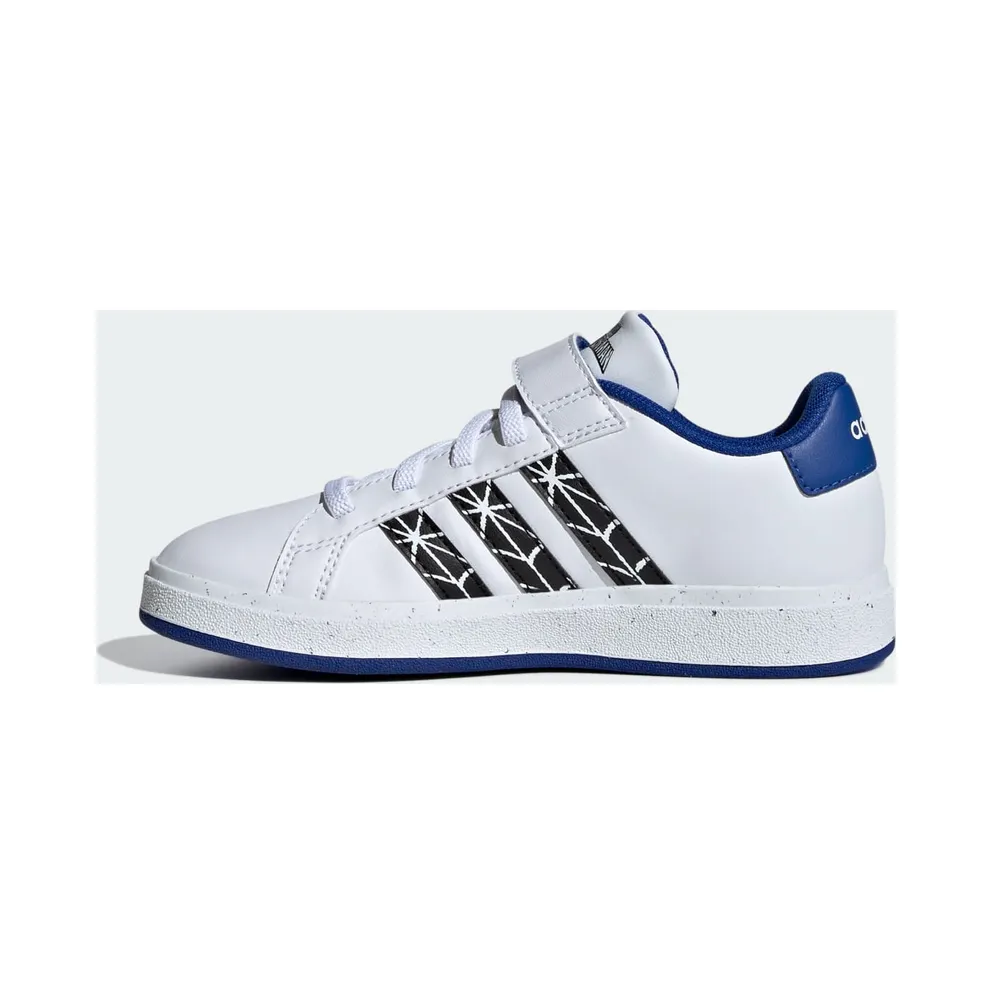 adidas Marvel’s Spider-Man Grand Court Kids’ Shoes Cloud White / Core Black / Royal Blue (IF0925)