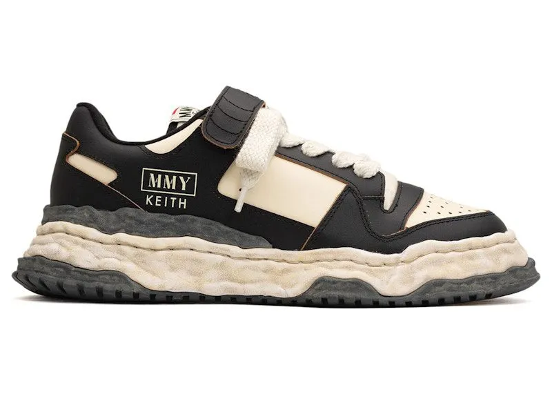 Maison Mihara Yasuhiro Keith OG Sole VL Leather Low Black White (A14FW708-BLKWHT)