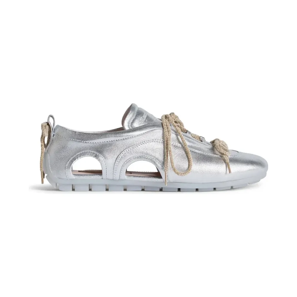 Simone Rocha Ballerina Grip with uitgesneden details – Silver (BPT100824)